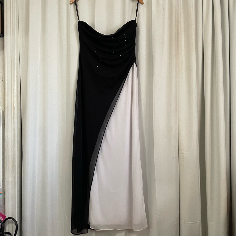 Vintage taboo formal tube top dress size large